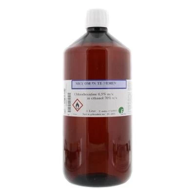 Chloorhexidine 0,5% In Alcohol 70% 1ltr 1 Chloorhexidine 0,5% In Alcohol 70% 1ltr