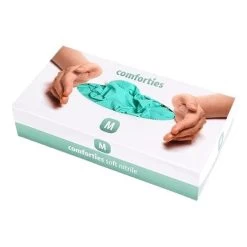 Comforties Soft Nitril Handschoenen Groen (premium) 100 Stuks -Medische Benodigdheden comforties soft nitril handschoenen groen premium 2
