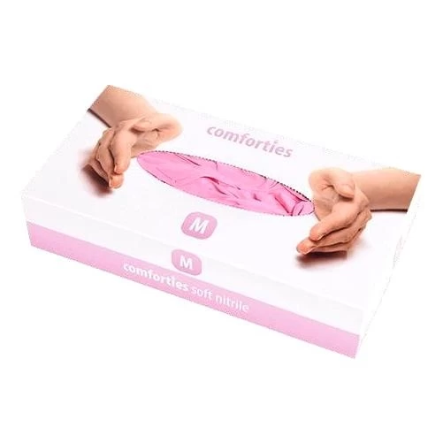 Comforties Soft Nitril Handschoenen Roze (premium) 100 Stuks 3 Comforties Soft Nitril Handschoenen Roze (premium) 100 Stuks - Afbeelding 3