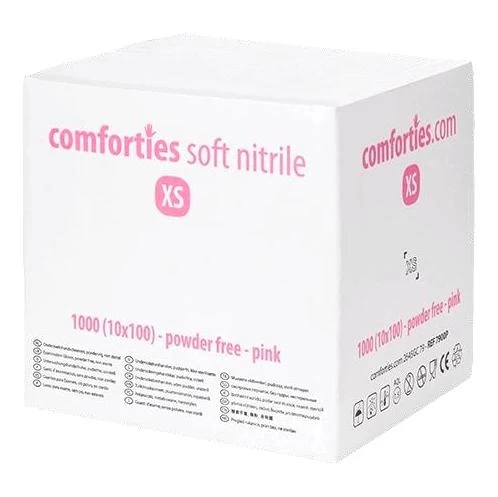 Comforties Soft Nitril Handschoenen Roze (premium) 100 Stuks 4 Comforties Soft Nitril Handschoenen Roze (premium) 100 Stuks - Afbeelding 4