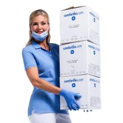 Comforties Soft Nitril Handschoenen Violet /Blauw (premium) 100 Stuks