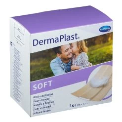 Hartmann Dermaplast Soft Wondpleister 5m X 6cm