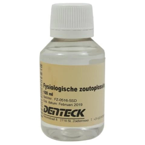 Fysiologische Zoutoplossing 0,9% 100ml 1 Fysiologische Zoutoplossing 0,9% 100ml