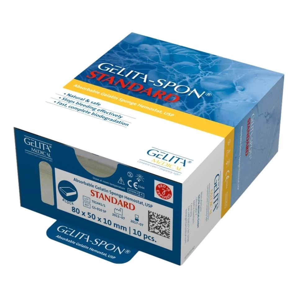 Gelitaspon Compres 8x5x1cm (Willospon) 1 Gelitaspon Compres 8x5x1cm (Willospon)