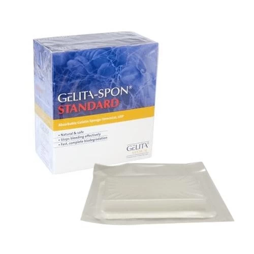 Gelitaspon Compres Dun 8x5x0,1cm (Willospon) (20 Stuks) 2 Gelitaspon Compres Dun 8x5x0,1cm (Willospon) (20 Stuks) - Afbeelding 2