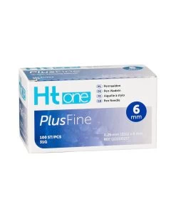 HT One Plusfine Pennaalden 6 Mm 31G - 100 Stuks