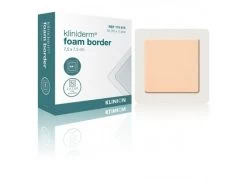 Kliniderm Foam Schuimverband Met Border 7,5x7,5cm