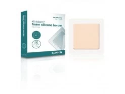 Kliniderm Foam Silicone Schuimverband Met Border 7,5x7,5cm