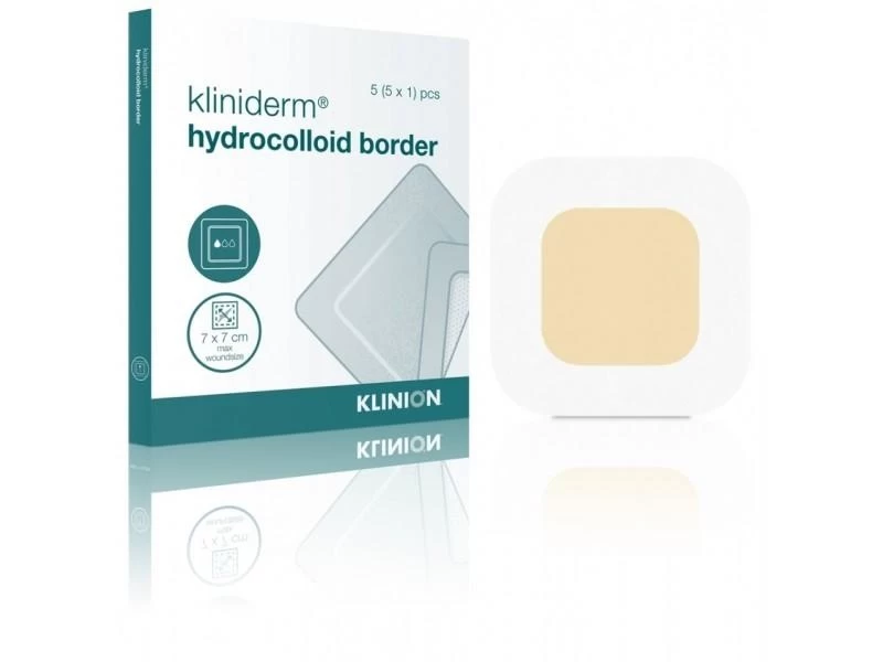 Kliniderm Hydro Border Standaard Hydrocollo¯d Wondverband 10x10cm 1 Kliniderm Hydro Border Standaard Hydrocollo¯d Wondverband 10x10cm