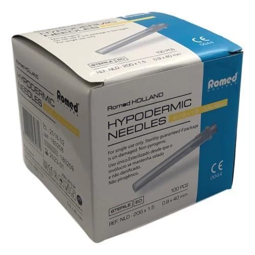 Romed 100st Injectienaalden 20G X 1.5 2 Romed 100st Injectienaalden 20G X 1.5 - Afbeelding 2