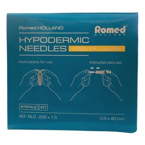 Romed 100st Injectienaalden 20G X 1.5 3 Romed 100st Injectienaalden 20G X 1.5 - Afbeelding 3