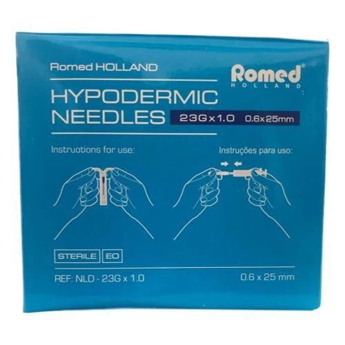 Romed 100st Injectienaalden 23G X 1 2 Romed 100st Injectienaalden 23G X 1 - Afbeelding 2