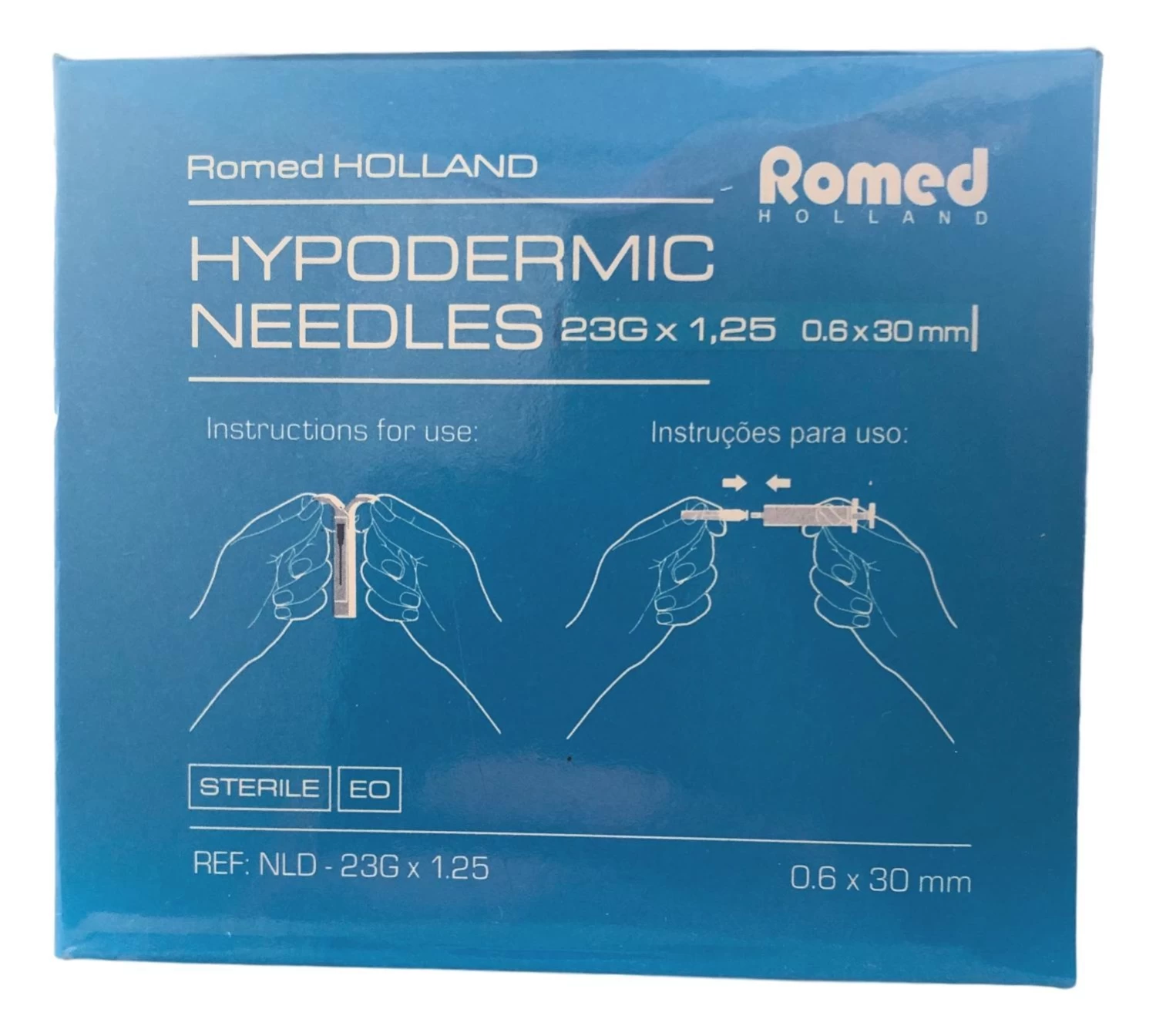 Romed 100st Injectienaalden 23G X 1.25 2 Romed 100st Injectienaalden 23G X 1.25 - Afbeelding 2