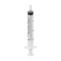 Romed 3-delige Injectiespuiten 3ml Luer Slip 100 Stuks