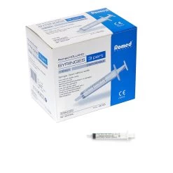 Romed 3-delige Injectiespuiten 3ml Luer Slip 100 Stuks -Medische Benodigdheden romed 3 delige injectiespuiten 3ml luer slip 100 s 3