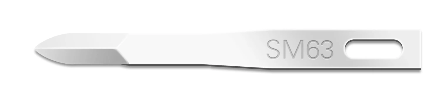 Swann Morton Scalpelmesjes Fijn Steriel SM63 2 Swann Morton Scalpelmesjes Fijn Steriel SM63 - Afbeelding 2