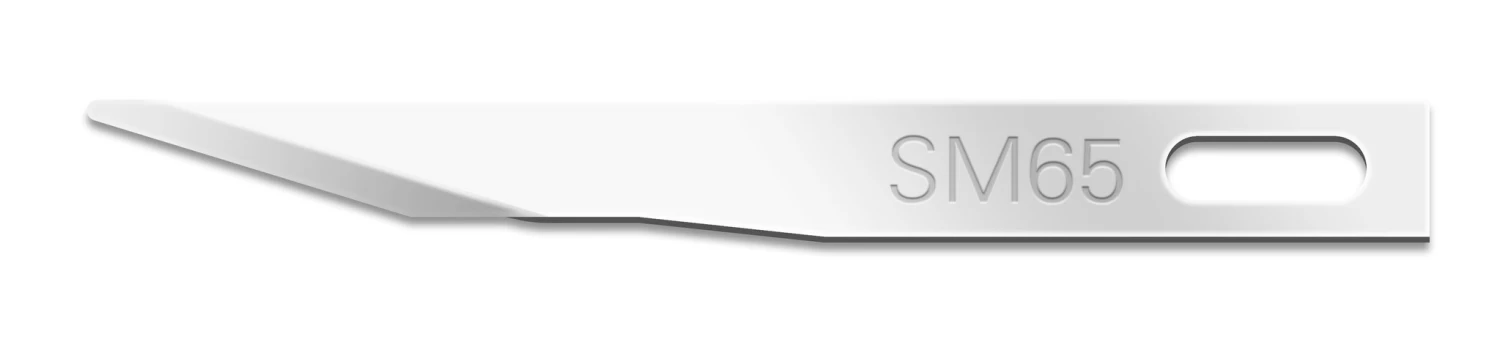 Swann Morton Scalpelmesjes Fijn Steriel SM65 2 Swann Morton Scalpelmesjes Fijn Steriel SM65 - Afbeelding 2