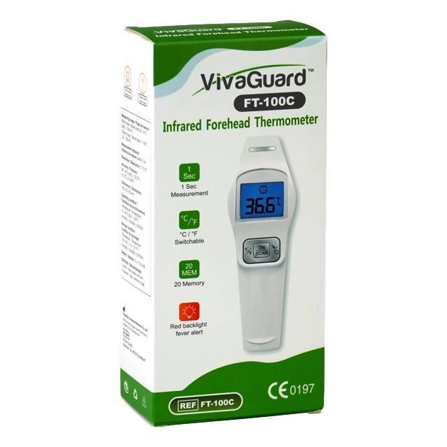 VivaGuard FT-100C Infrarood Thermometer 2 VivaGuard FT-100C Infrarood Thermometer - Afbeelding 2